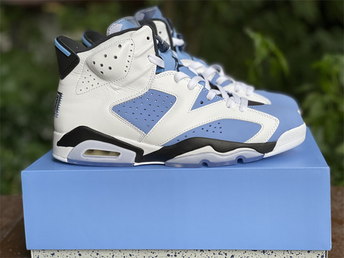 Pure original_ Air Jordan 6 UNC North Card Blue_ full code shipment 40-47.5-fd61a5bc